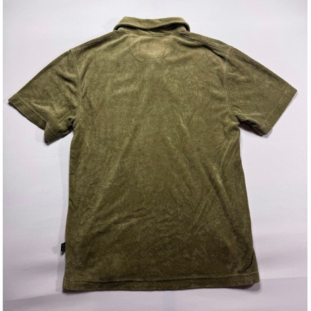 Howler Bros. Men's Green Plusherman Terry Polo Shirt - Size S* - Picture 3 of 4